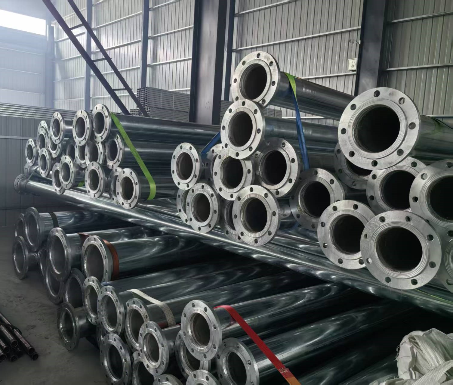 Welded flange carbon steel pipe Welded flange carbon steel pipe
