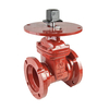 Table D Flangses Resilient Seated NRS Gate Valve with Indicator Post