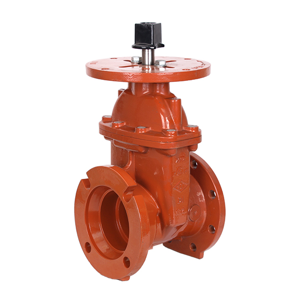 Table D Flangses Resilient Seated NRS Gate Valve with Indicator Post