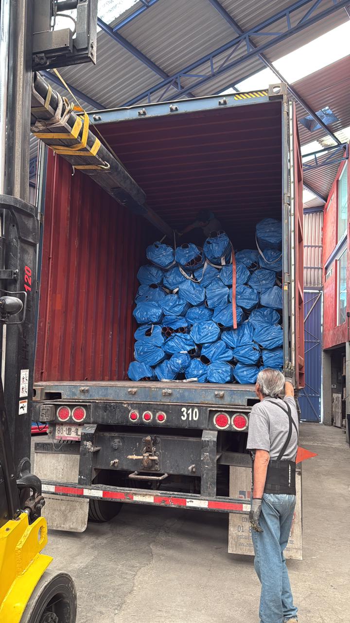 Steel Pipe for Fire Protection Maintenance Arrived at The Customers's Warehouse