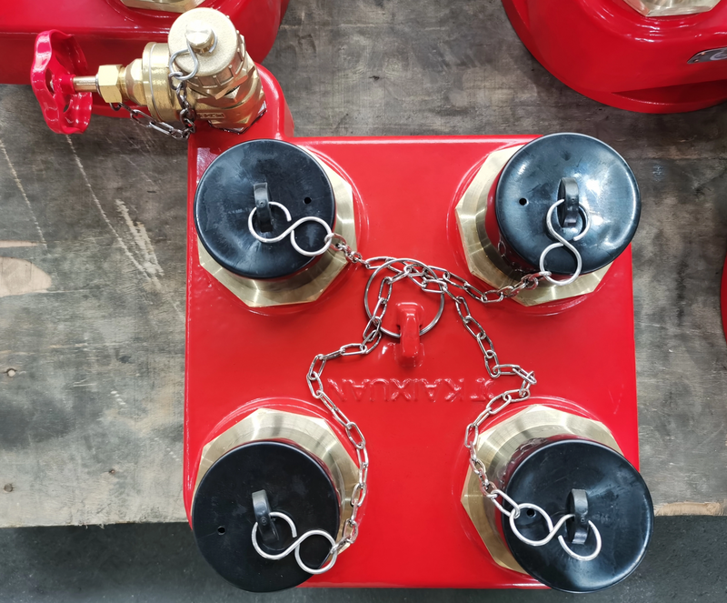 2 Way / 4 Way Fire Brigade Siamese Connection for Fire Hydrant Systems ...