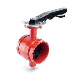 Grooved Butterfly Valve with Lever Handle