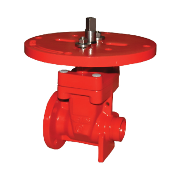 Flanged Resilient Seated NRS Gate Valve with Indicator Post