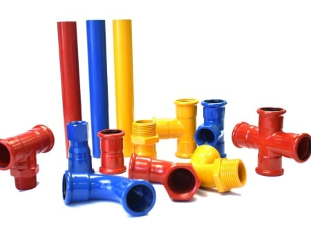 Powder Coating Carbon and Stainless Steel Press Fittings