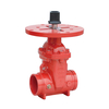 Grooved Resilient Seated NRS Gate Valve