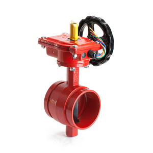 Grooved Butterfly Valve with Tamper Switch