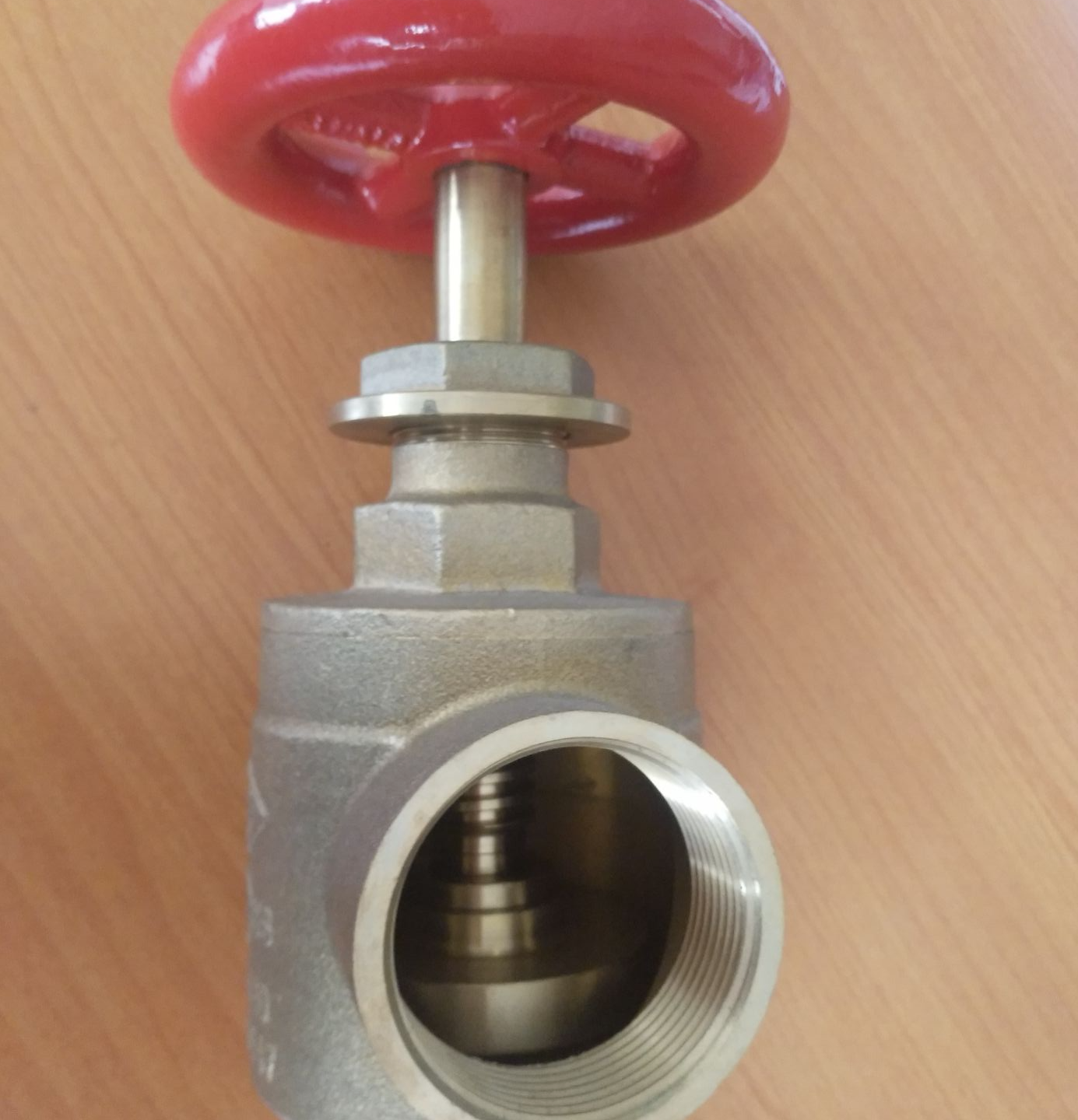 FM UL Listed 2-1/2" Brass Fire Hose Angle Valve | 300PSI (2070KPA) 90° Fire Protection Valve 